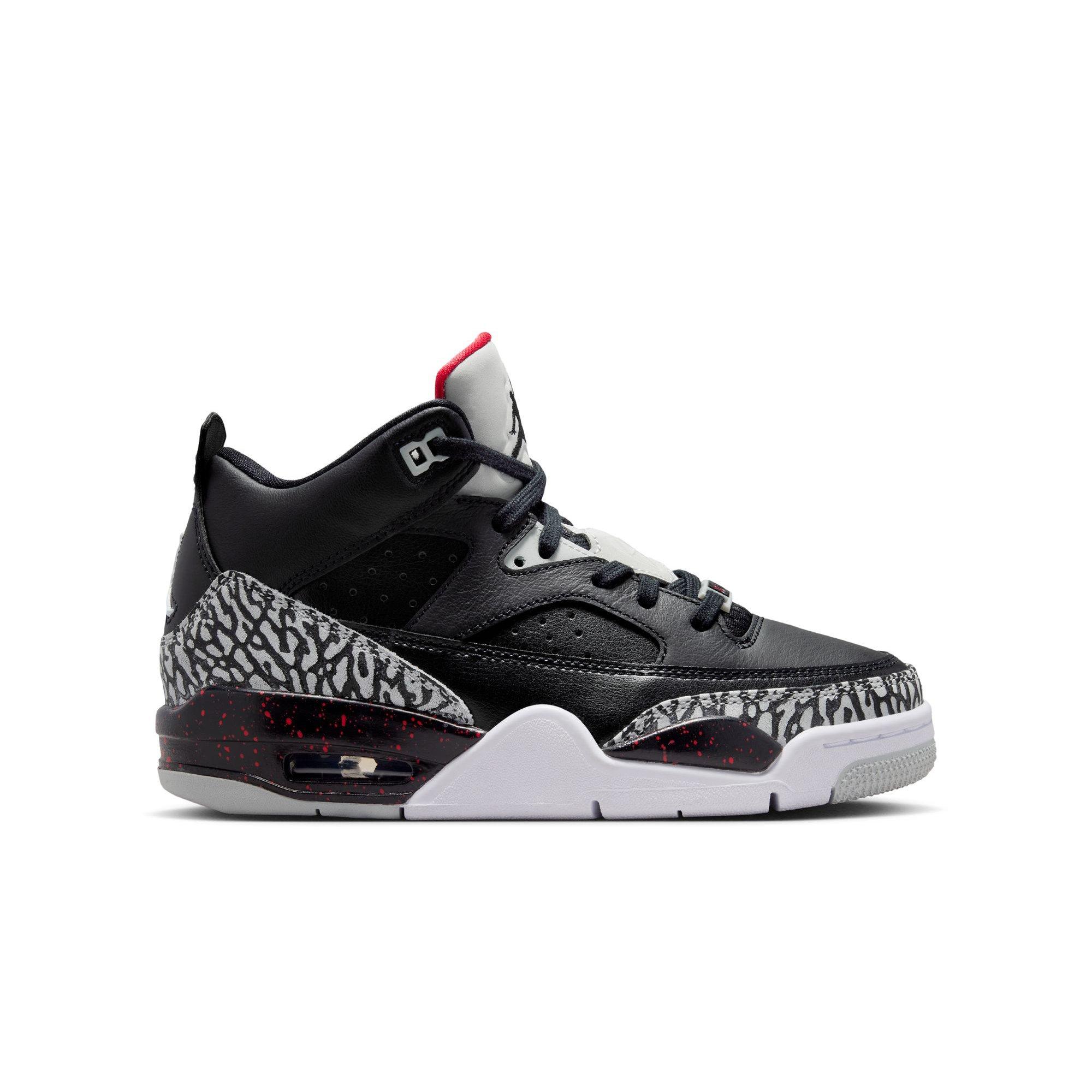 Jordan Son of Mars Low "Black/University Red/Grey Mist" Grade School Boys' Shoe - BLACK